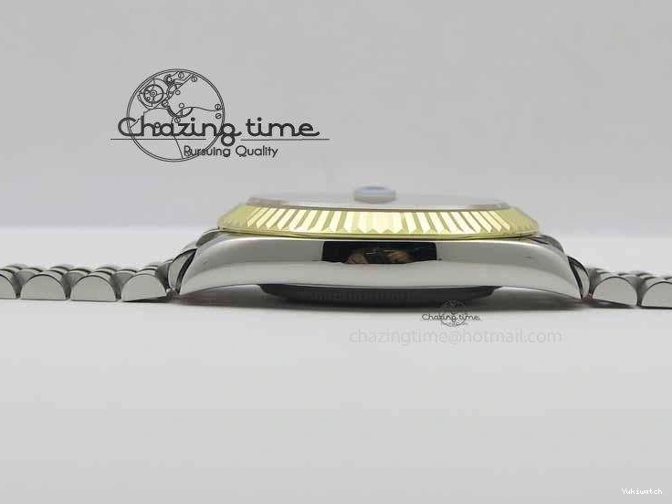 Roman YG Maker Black On Bracelet Edition A2813 BP Best 41mm DateJust SS Jubilee Dial II 0521